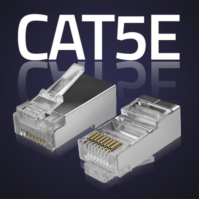 Qoltec 54554 RJ45 modular connector | CAT5e | FTP |Gold-plated contacts | 100 pieces - imagine 3