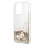 Guess GUHCP13LGLHFLGO iPhone 13 Pro / 136,1" gold hardcase Glitter Charms - imagine 6
