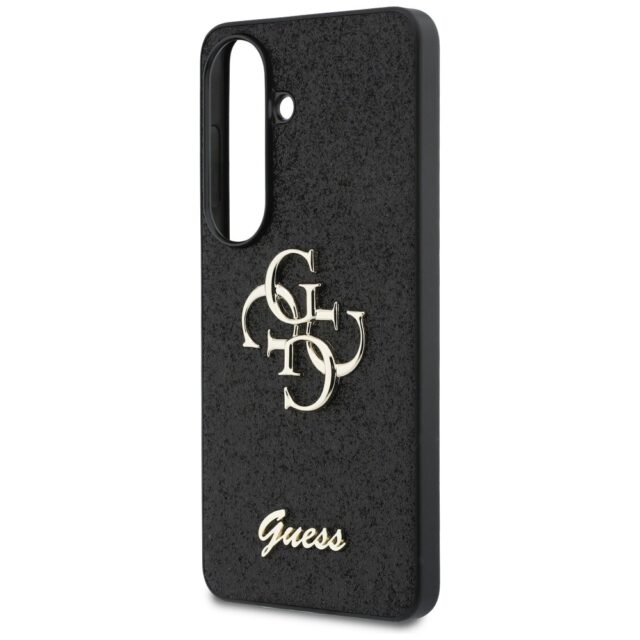 Case Guess Fixed Glitter Big 4G Metal    Logo for Samsung Galaxy S26 black - imagine 6