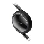 Baseus Free2Pull - 20 W USB-C to Lightning Retractable Cable  1 m (black) - imagine 6