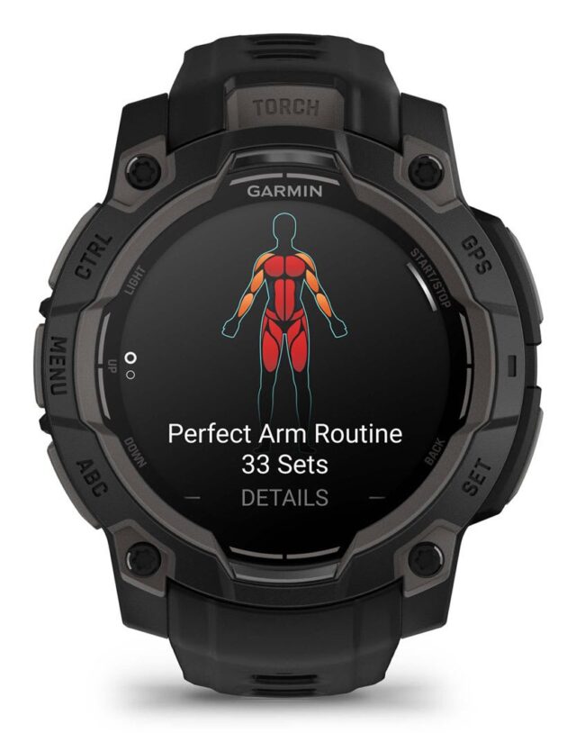 Garmin Instinct 3 AMOLED 3.05 cm (1.2 ) 45 mm Digital 390 x 390 pixels Touchscreen Black GPS (satellite) - imagine 3