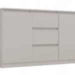 CHEST OF DRAWERS WITH 2 DOORS AND 3 DRAWERS  CASHMERE COLOUR