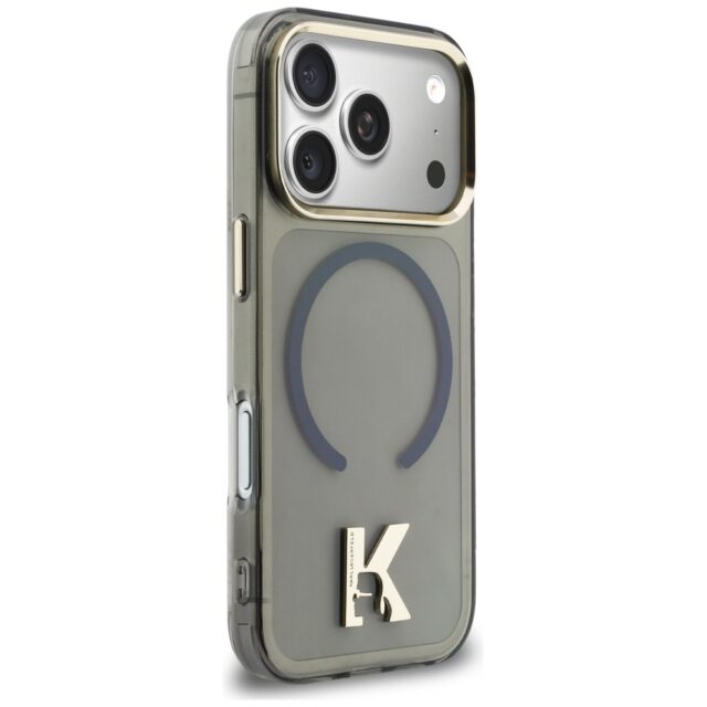 Case Karl Lagerfeld IML K Head Logo      MagSafe for iPhone 17 Pro black - imagine 4
