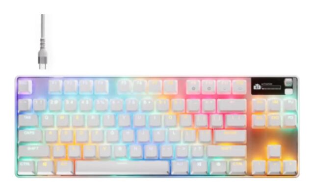 SteelSeries Apex Pro TKL Gen 3 White US - imagine 2