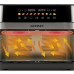 G3 Ferrari G10223 fryer Double 12 L Stand-alone 2200 W Hot air fryer Black  Stainless steel