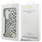 Case Guess IML Leopard Print Triangle    MagSafe for Samsung Galaxy S26 black - imagine 8