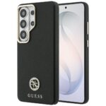 Case Guess Rhinestone Round Logo MagSafe for Samsung Galaxy S26 Ultra black