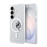 Case Karl Lagerfeld IML Peekaboo         Choupette MagSafe for Samsung Galaxy S26 transparent