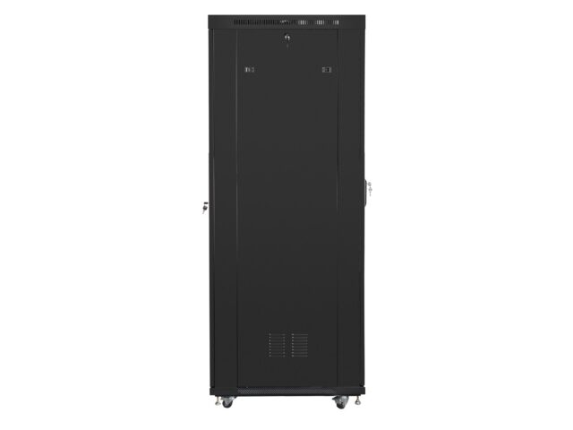 Lanberg FF01-8227-23BL rack cabinet 27U Freestanding rack Black - imagine 4