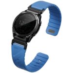 UNIQ Fluo Strap for Garmin 22mm Blue - imagine 4