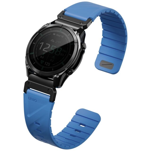 UNIQ Fluo Strap for Garmin 22mm Blue - imagine 4