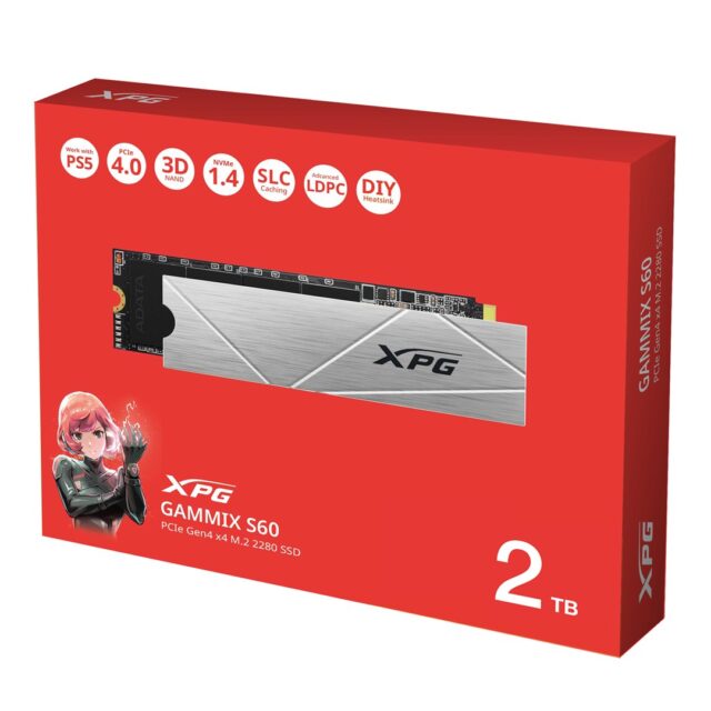 XPG GAMMIX S60 2 TB M.2 PCI Express 4.0 NVMe 3D NAND - imagine 8