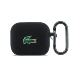 Case Lacoste Silicone Croc Logo AirPods  Pro 3 black - imagine 5