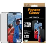 PanzerGlass Ultra-Wide Fit EasyAligner Privacy Glass for iPhone Air