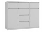 MALWA 2D6S WHITE CHEST OF DRAWERS