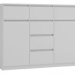 MALWA 2D6S WHITE CHEST OF DRAWERS