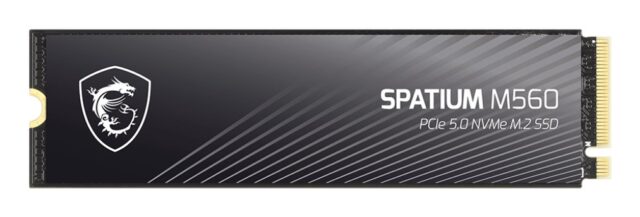 MSI Spatium M560 PCIE 5.0 NVME M.2 1TB PCI Express 5.0 3D NAND - imagine 2