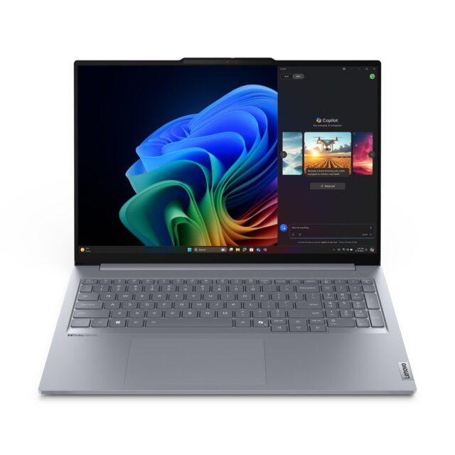Lenovo ThinkBook 16 G7 QOY Copilot+ PC Qualcomm Snapdragon X1P-42-100 Laptop 40.6 cm (16 ) WUXGA 32 GB LPDDR5x-SDRAM 512 GB SSD Wi-Fi 7 (802.11be) Windows 11 Pro Grey - imagine 10