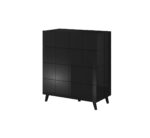 Cama chest of drawers 4D REJA black gloss/black gloss - imagine 8