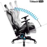 Gaming chair Diablo Chairs X-Horn 2.0 Normal Size black-white - imagine 7