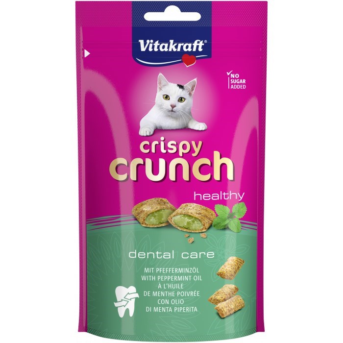 cps-539d5bf6ba8b3d82043a091dfaaf6ddf-2026-03-01-20-25-11 VITAKRAFT Crispy Crunch Dental - cat treats - 60g - imagine 1