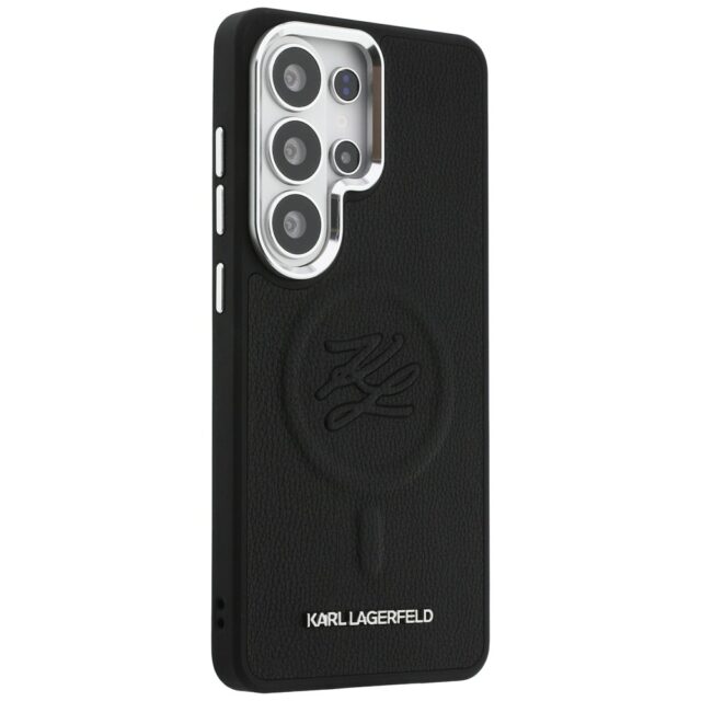 Case Karl Lagerfeld Embossed Ring        Initials MagSafe for Samsung Galaxy S26 Ultra black - imagine 4