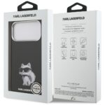 Karl Lagerfeld IML Aquarelle Choupette & Logo MagSafe Case for iPhone 17 Pro Max Black - imagine 8