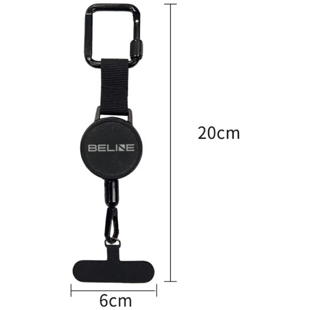 Anti-theft lanyard Beline for phone black - imagine 4