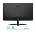 AOC | Q27B36X | 27   | IPS | QHD | 16:9 | 144 Hz | 4 ms | 2560 x 1440 pixels | 300 cd/m2 | HDMI ports quantity 1 | Black - imagine 3