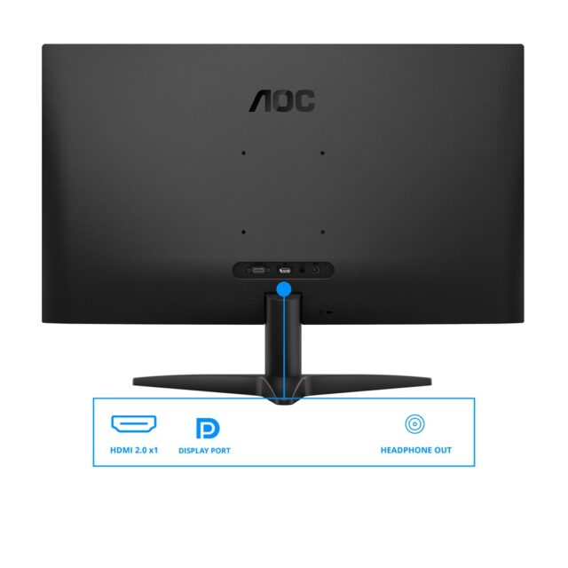 AOC | Q27B36X | 27   | IPS | QHD | 16:9 | 144 Hz | 4 ms | 2560 x 1440 pixels | 300 cd/m2 | HDMI ports quantity 1 | Black - imagine 3
