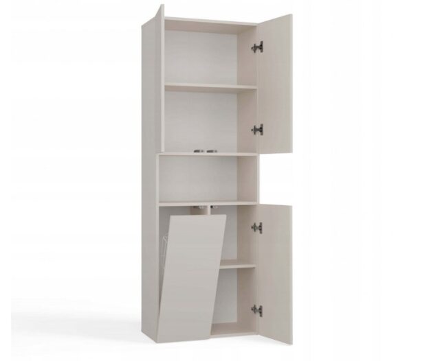 BATHROOM CABINET NEL DK 1K BASKET CASMERE COLOUR - imagine 7