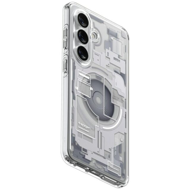 Etui Spigen Ultra Hybrid Mag MagSafe do  Samsung Galaxy S26 zero one white - imagine 9