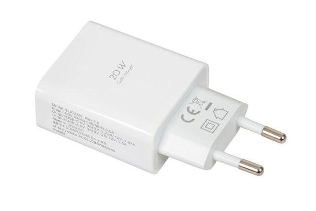 Wall charger iBOX C-36 GaN PD20W  white - imagine 4