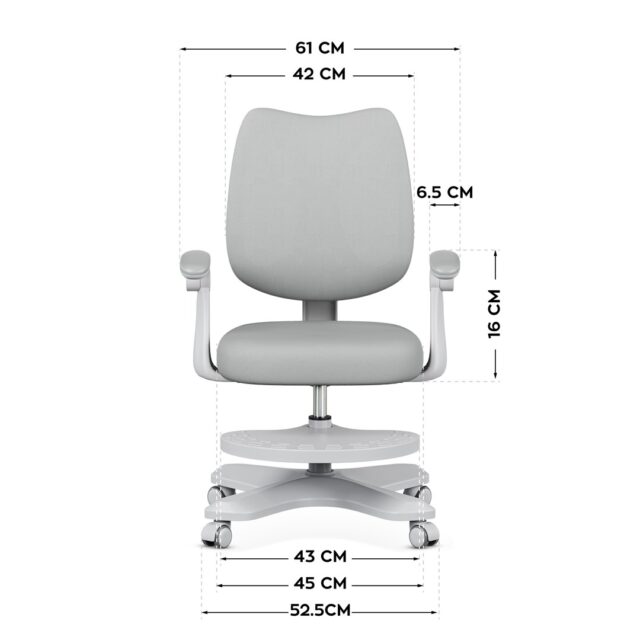 Fotel obrotowy Junior 4.6 Grey - imagine 6