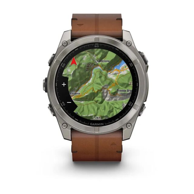 Garmin Fenix 8 3.56 cm (1.4 ) AMOLED 51 mm Digital 454 x 454 pixels Touchscreen Titanium Wi-Fi GPS (satellite) - imagine 5