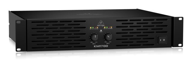 Behringer KM1700 audio amplifier Performance/stage Black - imagine 2