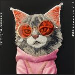 Case Nimmy Glasses Cool Cat for iPhone 17 black - imagine 6