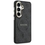 Guess PU Leather 4G Gold Frame Magnetic Zadní Kryt pro Samsung Galaxy S26 Black - imagine 5