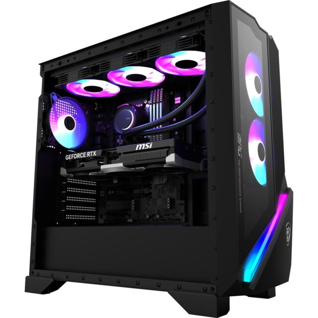 MSI MPG Infinite X3 AI 2NVZ9-028EU Intel Core Ultra 9 285K 64 GB DDR5-SDRAM 1 TB SSD NVIDIA GeForce RTX 5090 Windows 11 Home Desktop PC Black - imagine 7