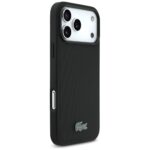 Lacoste Petit Pique Lacquer Logo MagSafe Case for iPhone 17 Pro Max Black - imagine 4