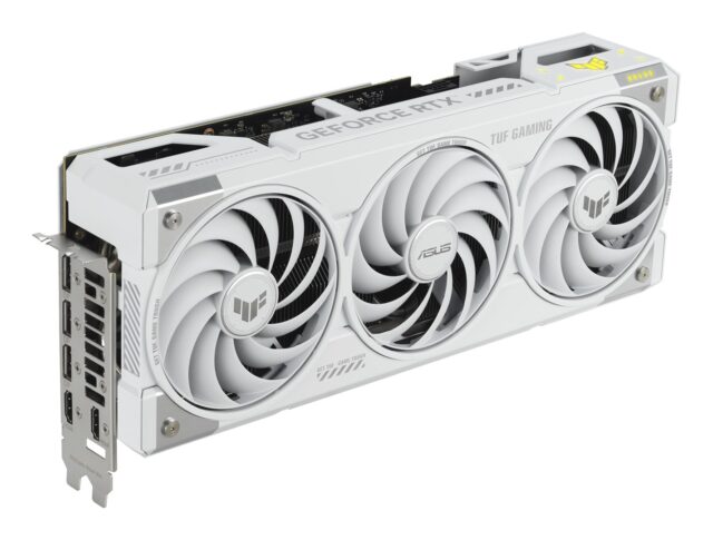 ASUS TUF Gaming RTX 5070 Ti 16 GB OC White graphics card - imagine 3