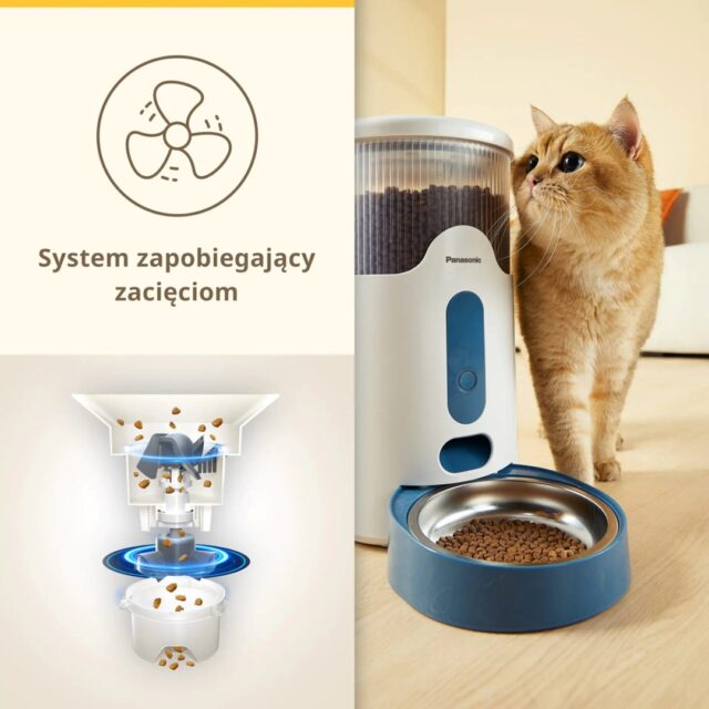 Panasonic CP-JNF01CW dog/cat feeder/waterer Plastic  Stainless steel White Universal Automatic pet feeder - imagine 7