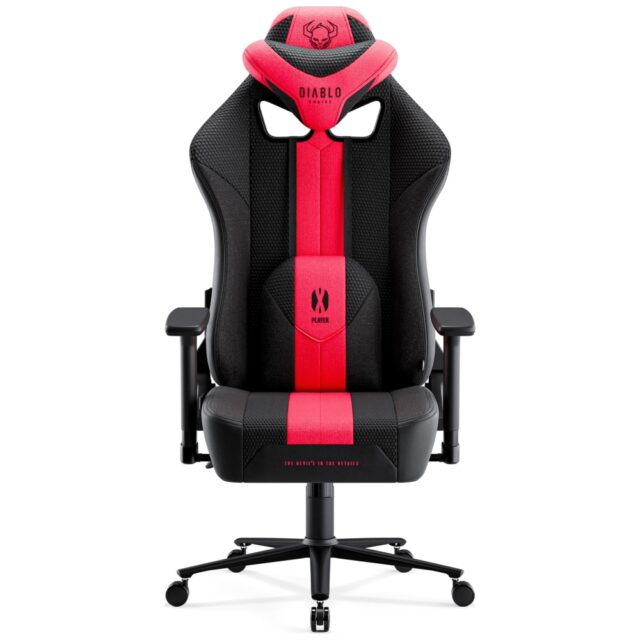 Gaming chair Diablo Chairs X-Player 2.0 Normal Size crimson-anthracite - imagine 2