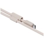 ENERGEA Lasso Lanyard Cable USB-C Phone Lanyard - USB-C 1.5m 240W Sand - imagine 3