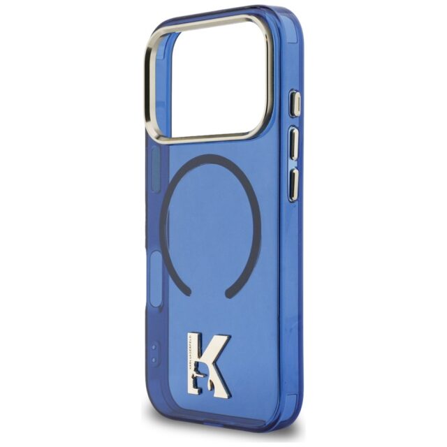 Case Karl Lagerfeld IML K Head Logo      MagSafe for iPhone 17 Pro Max blue - imagine 6