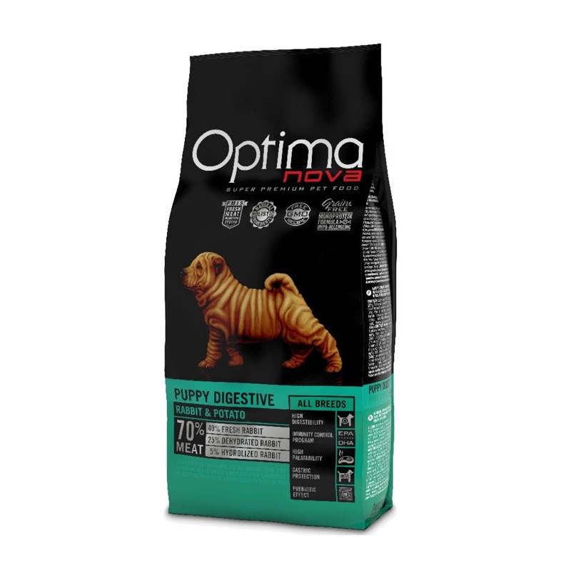 cps-562ad8171ba3778b36e6f1fdc1013592-2026-03-22-05-18-16 OPTIMANOVA Puppy Digestive Rabbit & Potato - dry dog food - 2kg - imagine 1