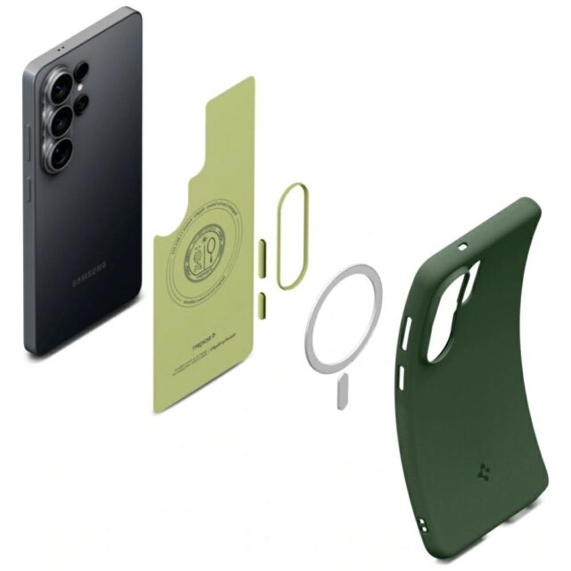 Spigen Nano Pop Mag MagSafe case for Samsung Galaxy S26 Ultra green - imagine 5