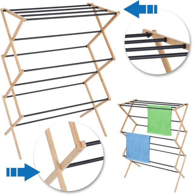 PROMIS ANCONA clothes dryer  wood - imagine 3