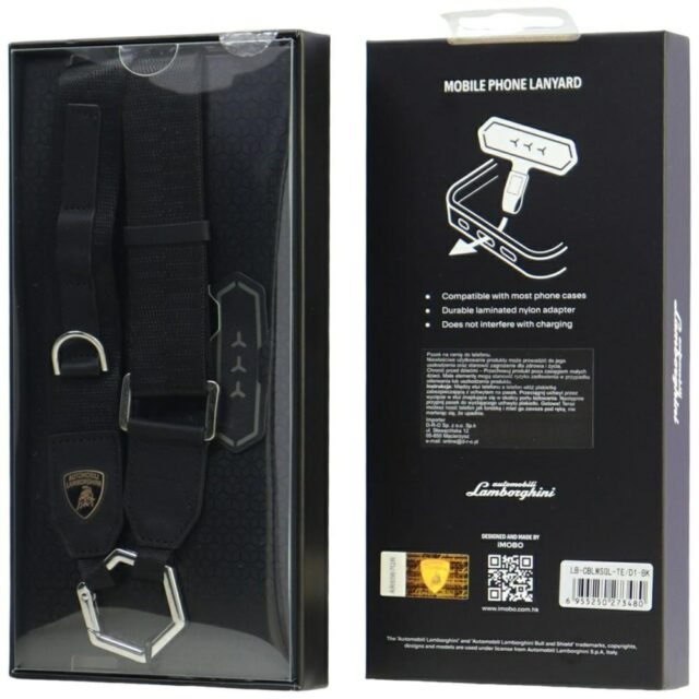 Universal Lamborghini D1 Crossbody Webbing Strap black - imagine 3
