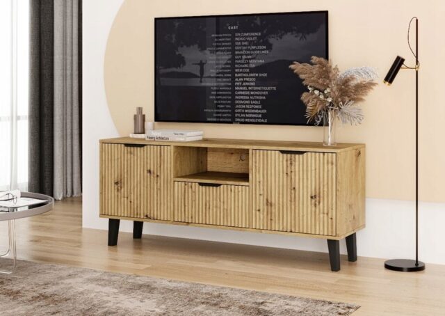 RTV SCANDI 2D1S SLIM ARTISAN OAK - imagine 5